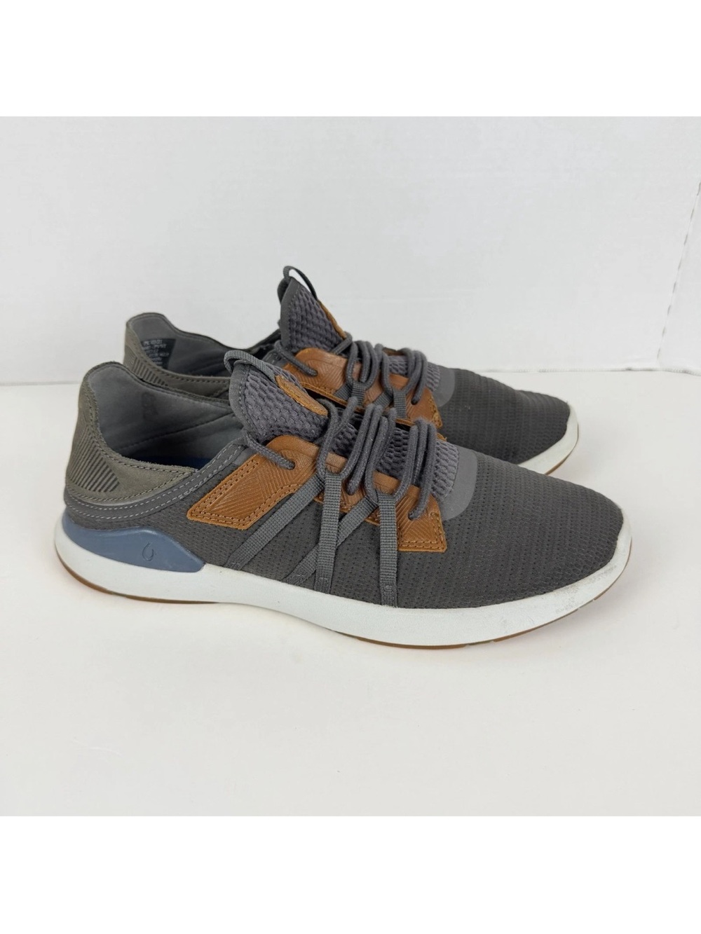 Olukai Mio Li Men's Sz 9.5 Navy Blue White Athletic Casual Sneakers 10440-PVVI